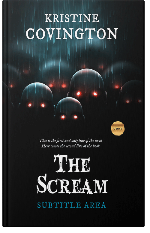 Front view of Premade Horror Book Cover - Bunker