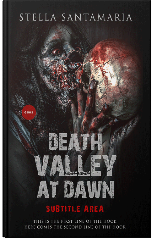 Front view of Premade Horror Book Cover - Del Rio