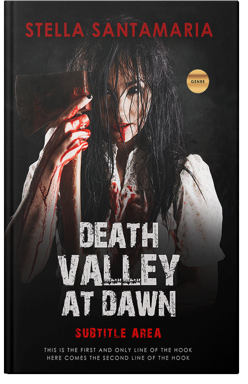 Front view of Premade Horror Book Cover - Eunry