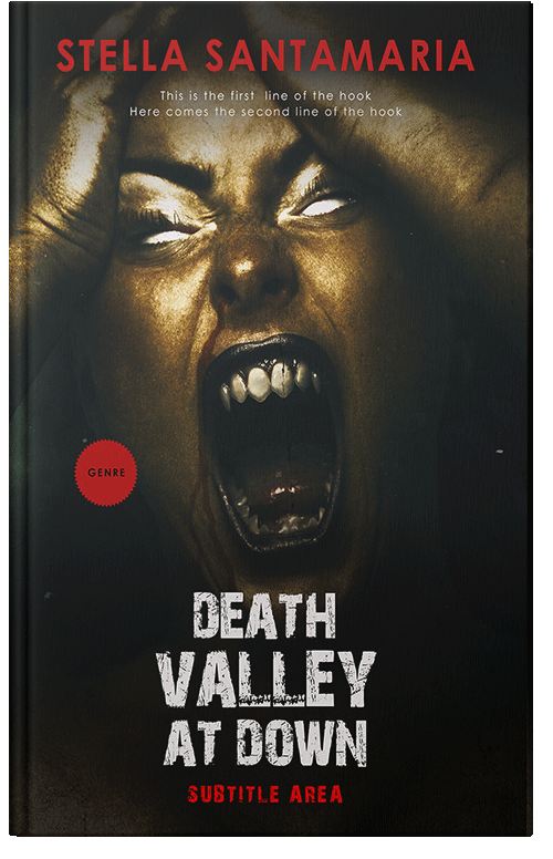 Front view of Premade Horror Book Cover - Rangoon Green