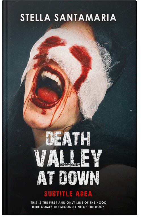 Front view of Premade Horror Book Cover - Woodsmoke