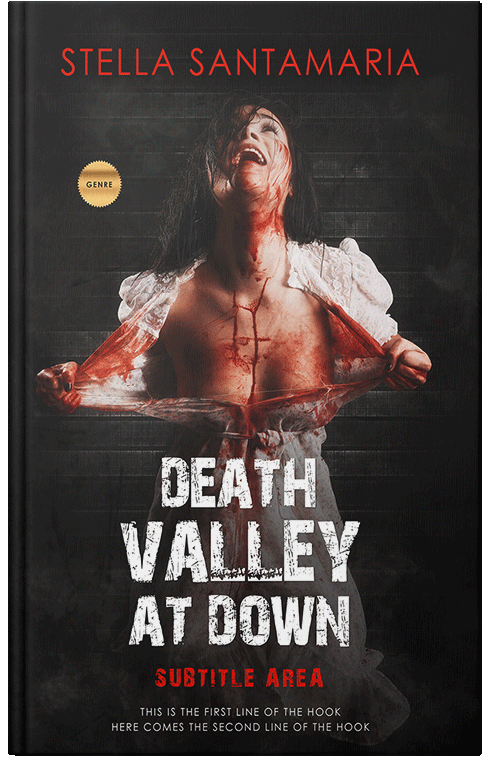 Front view of Premade Horror Book Cover - Cod Gray