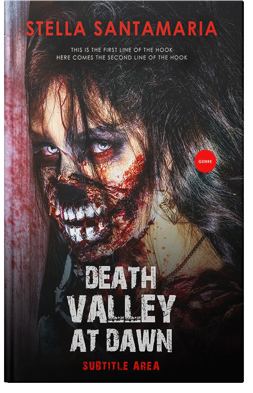 Front view of Premade Horror Book Cover - Eunry