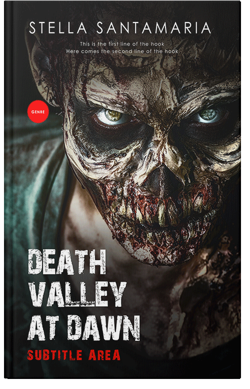 Front view of Premade Apocalyptica Book Cover - Zeus