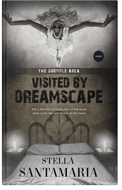 Front view of Premade Horror Book Cover - Flint