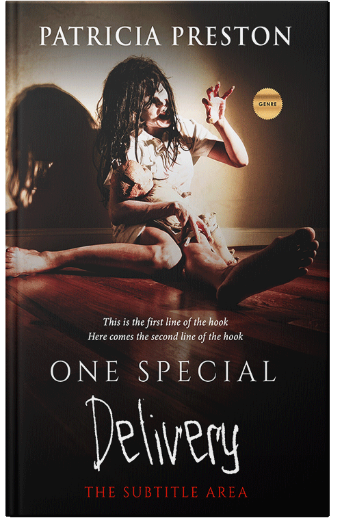 Front view of Premade Horror Book Cover - Rodeo Dust