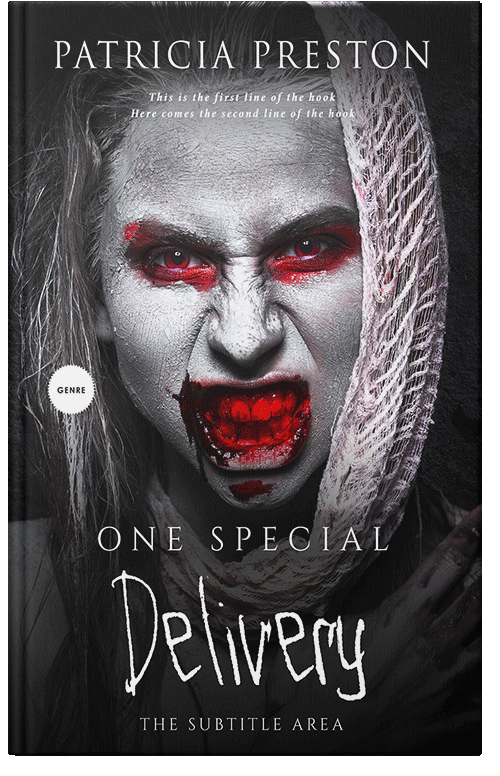 Front view of Premade Mystery & Thriller & Suspense Book Cover - Pale Slate