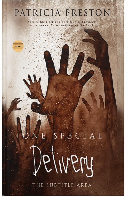 Front view of Premade Horror Book Cover - Van Cleef