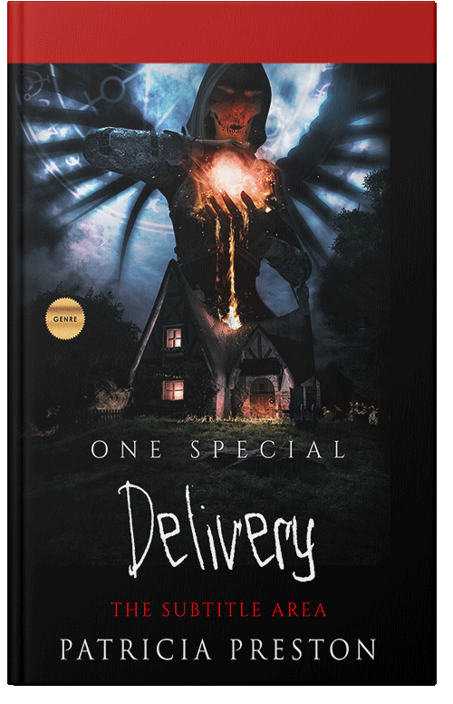 Front view of Premade Fantasy Book Cover - Fuzzy Wuzzy Brown