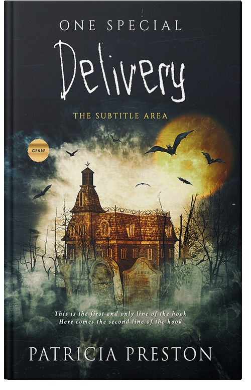 Front view of Premade Horror Book Cover - Sorrell Brown