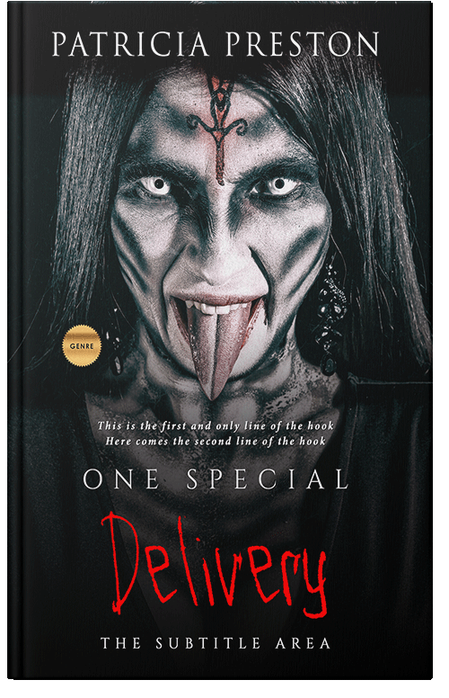 Front view of Premade Horror Book Cover - Thatch