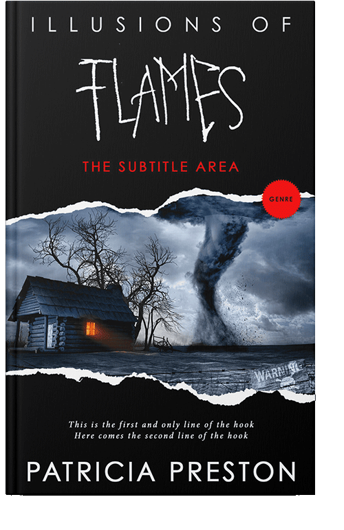 Front view of Chatelle #5285 - Premade Abstract Book Cover