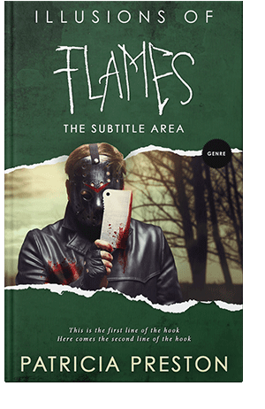 Pre Made Book Cover Green Kelp