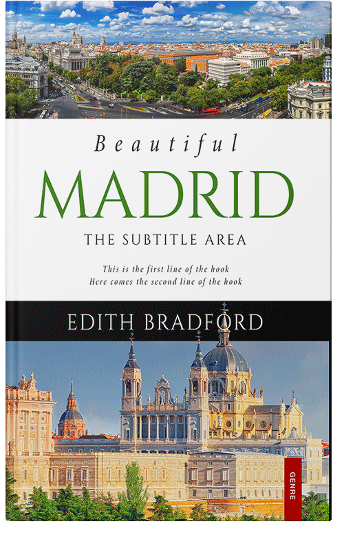 Front view of Premade Travel Book Cover - Tide