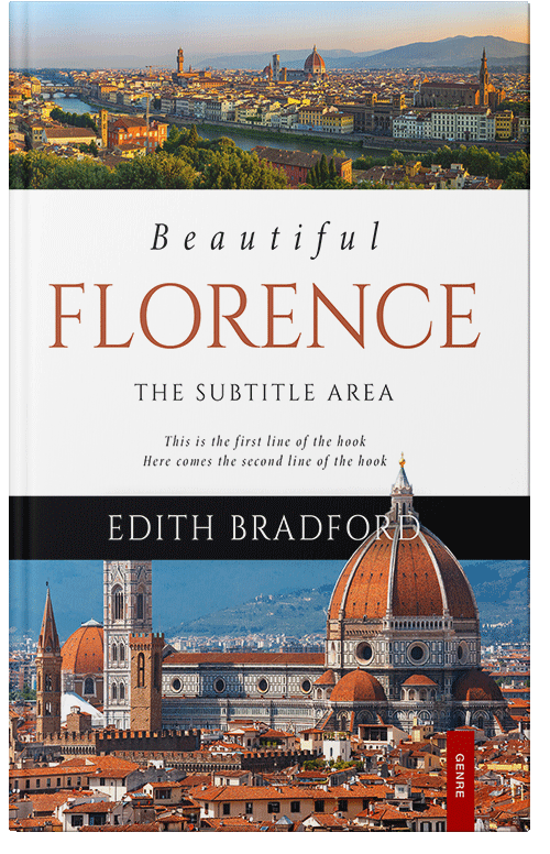 Front view of Premade Travel Book Cover - My Pink