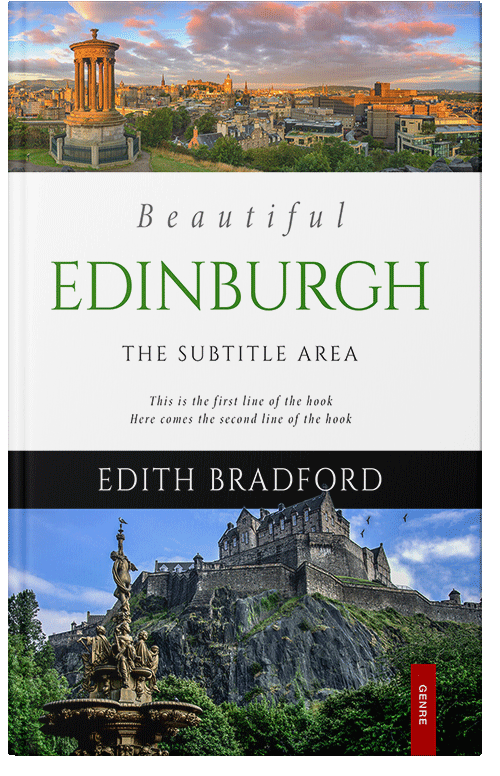 Front view of Premade Travel Book Cover - Heavy Metal