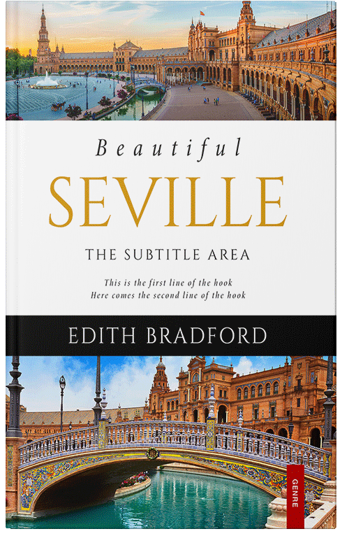 Front view of Premade Travel Book Cover - Bison Hide