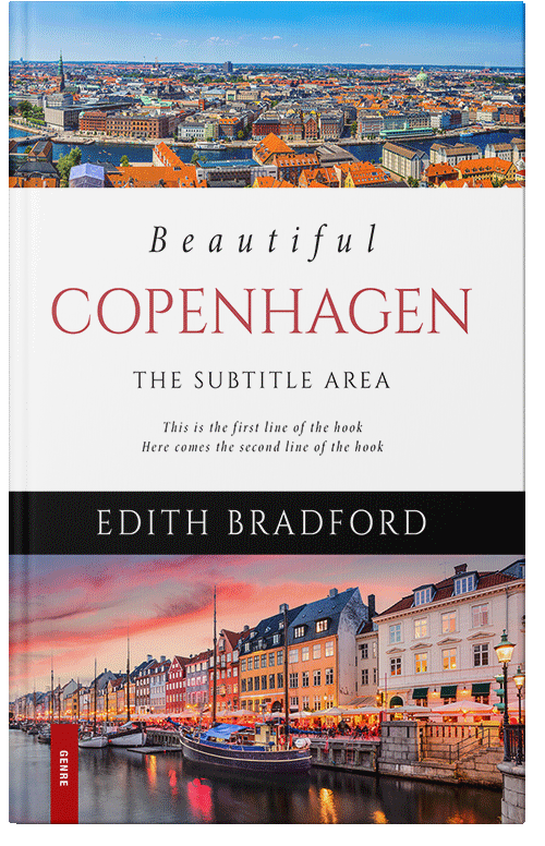 Front view of Premade Travel Book Cover - Quicksand