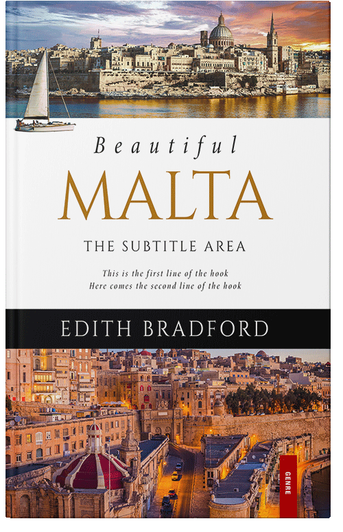 Front view of Premade Travel Book Cover - Limed Oak