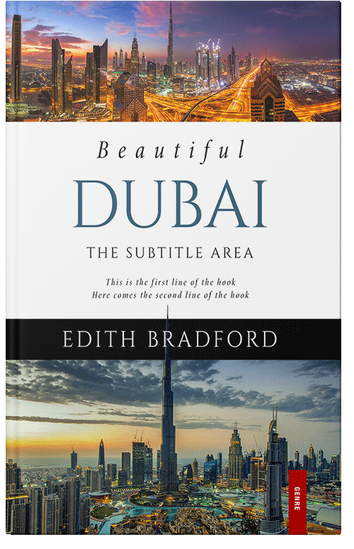 Front view of Premade Travel Book Cover - Tuna