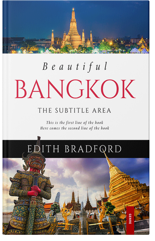 Front view of Premade Travel Book Cover - Tumbleweed