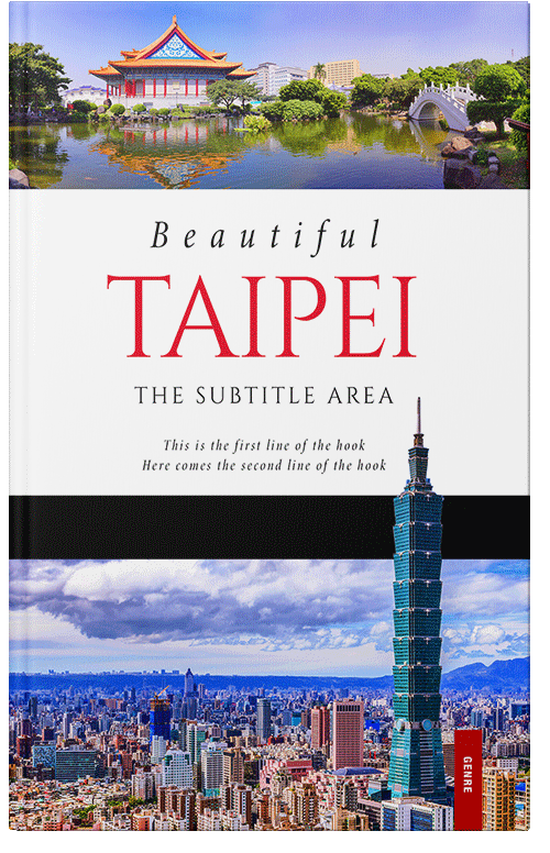 Front view of Premade Travel Book Cover - Lavender Gray