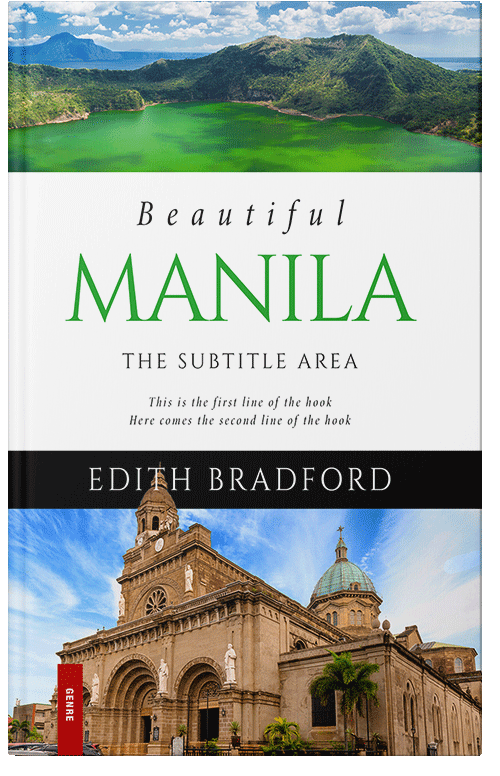 Front view of Premade Travel Book Cover - Rangitoto