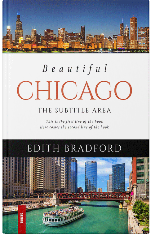 Front view of Premade Travel Book Cover - Ebony Clay