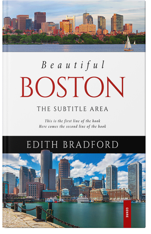 Front view of Premade Travel Book Cover - Outer Space