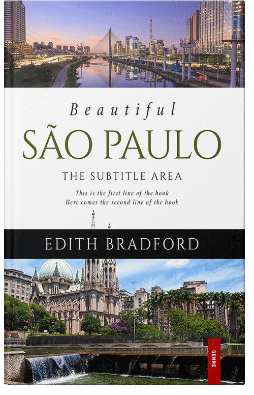 Front view of Premade Travel Book Cover - Rangitoto