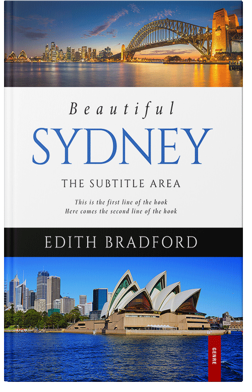 Front view of Premade Travel Book Cover - Tuna