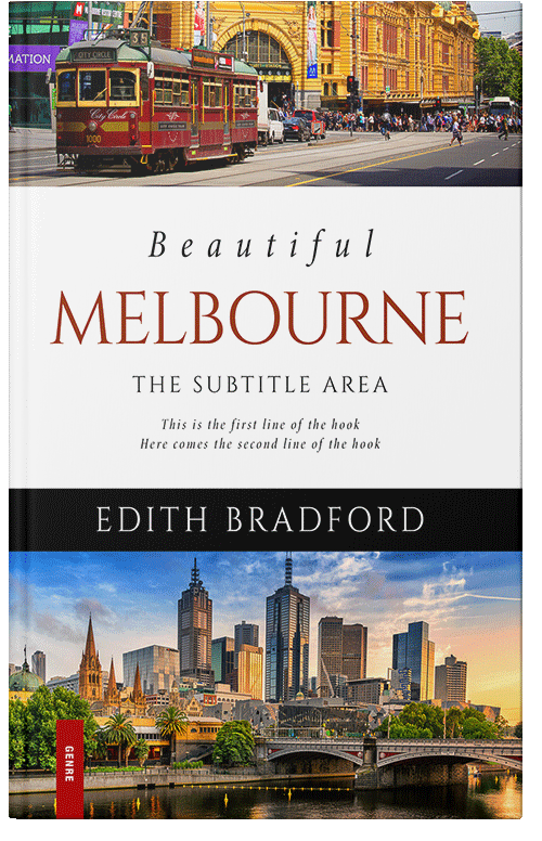 Front view of Premade Travel Book Cover - Calico