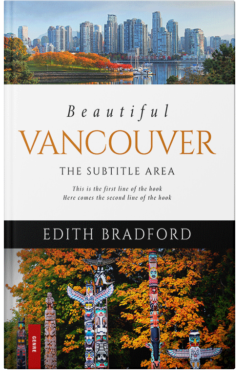 Front view of Premade Travel Book Cover - Whiskey