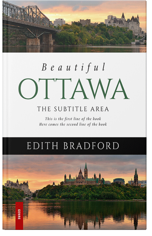 Front view of Premade Travel Book Cover - Tumbleweed