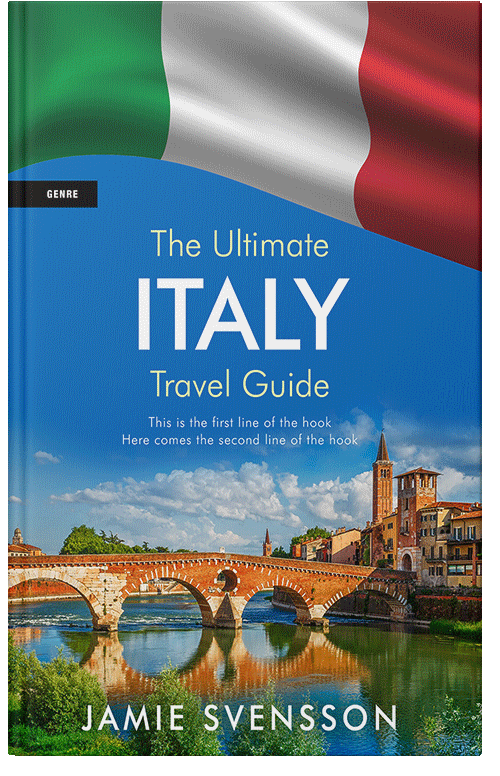 Front view of Premade Travel Book Cover - Jelly Bean
