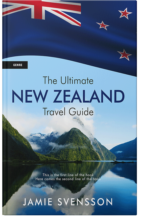 Front view of Premade Travel Book Cover - Spindle