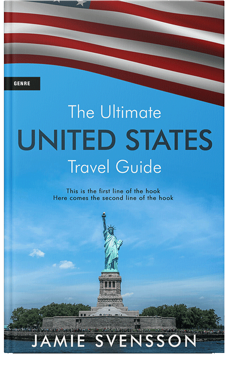 Front view of Havelock Blue #5398 - Premade Travel Book Cover