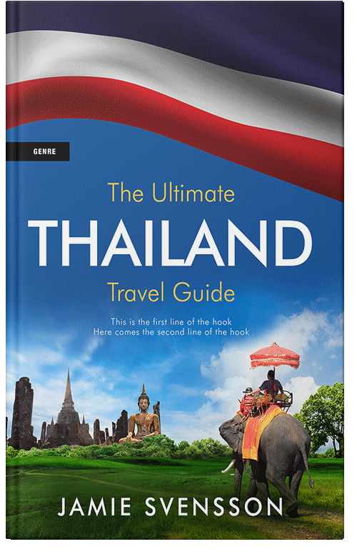 Front view of Premade Travel Book Cover - Cold Turkey