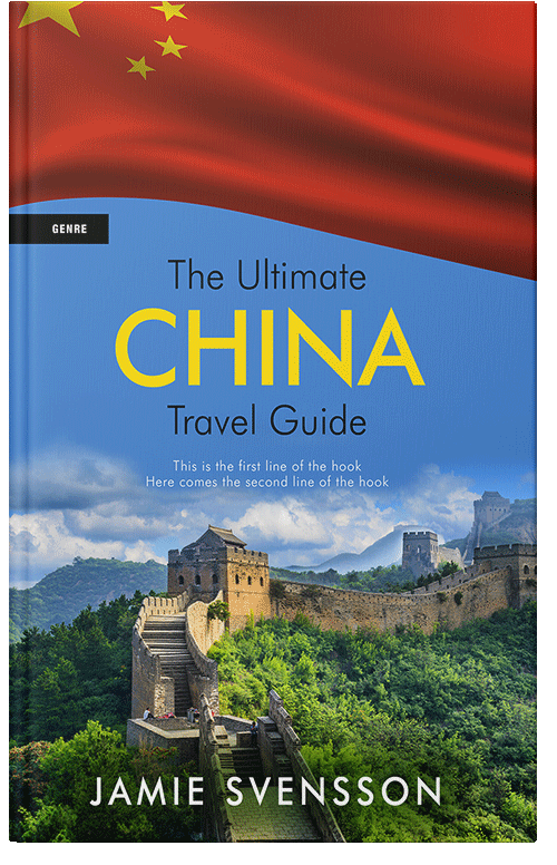 Front view of Premade Travel Book Cover - Metallic Bronze