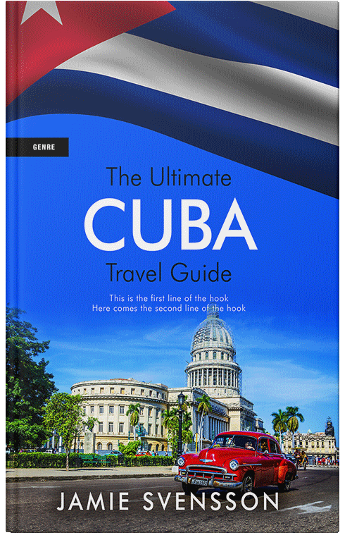 Front view of Premade Travel Book Cover - Thatch