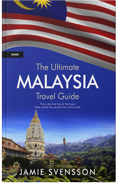 Front view of Premade Travel Book Cover - Bay Of Many
