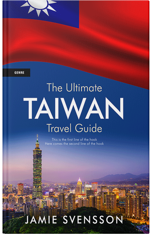 Front view of Premade Travel Book Cover - Bay Of Many