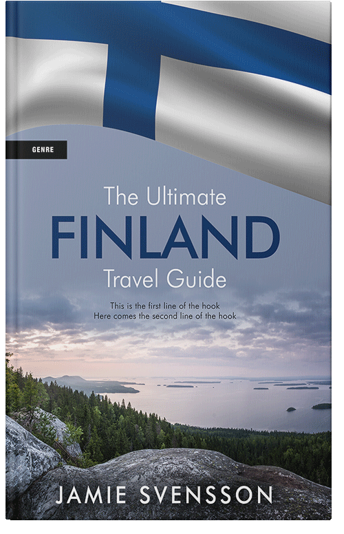 Front view of Premade Travel Book Cover - Manatee