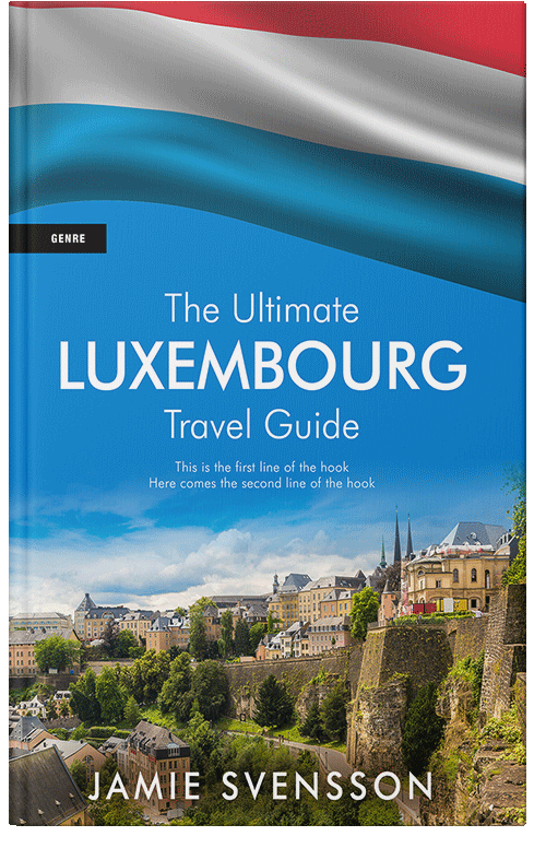 Front view of Premade Travel Book Cover - Bison Hide