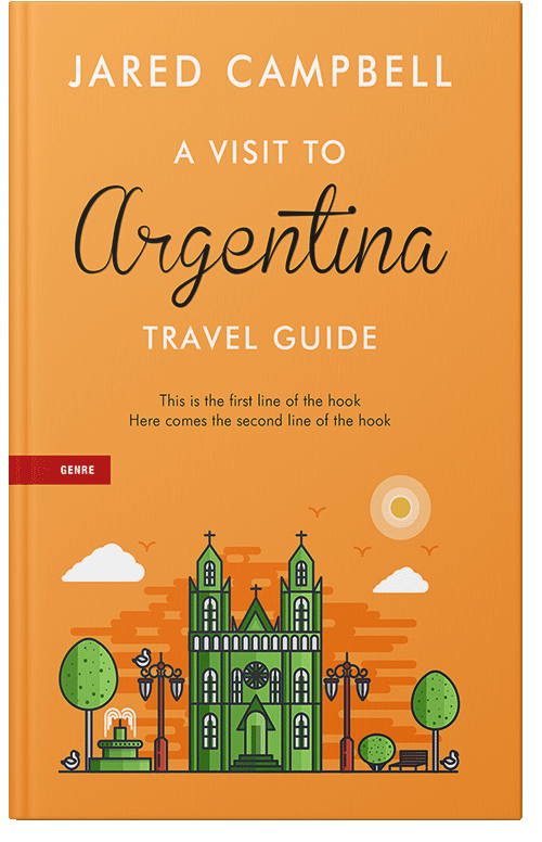 Front view of Premade Travel Book Cover - Sea Buckthorn