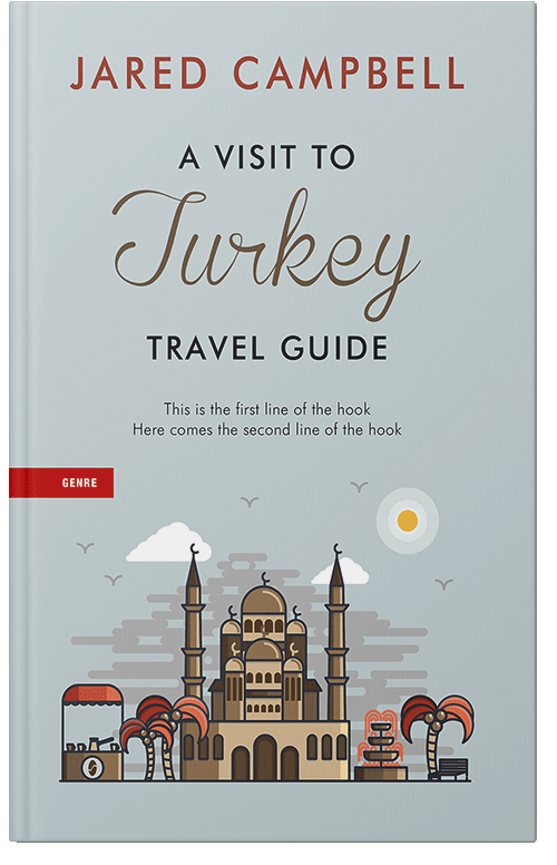 Front view of Premade Travel Book Cover - Tiara