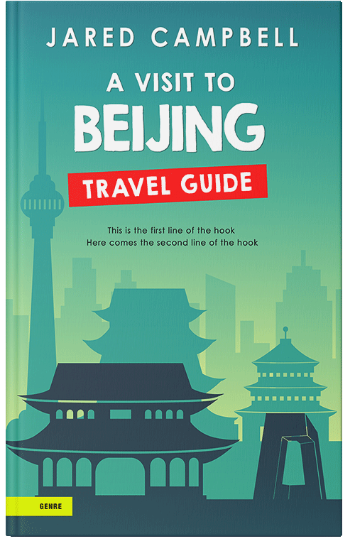 Front view of Premade Travel Book Cover - Ocean Green