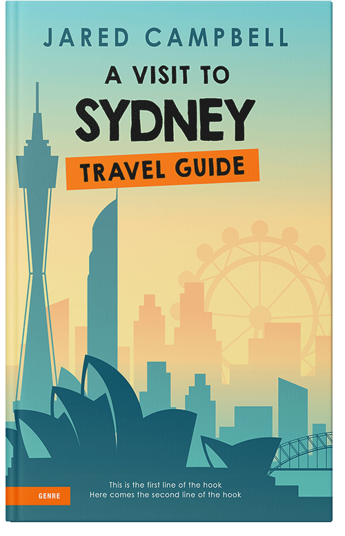 Front view of Premade Travel Book Cover - Sapling