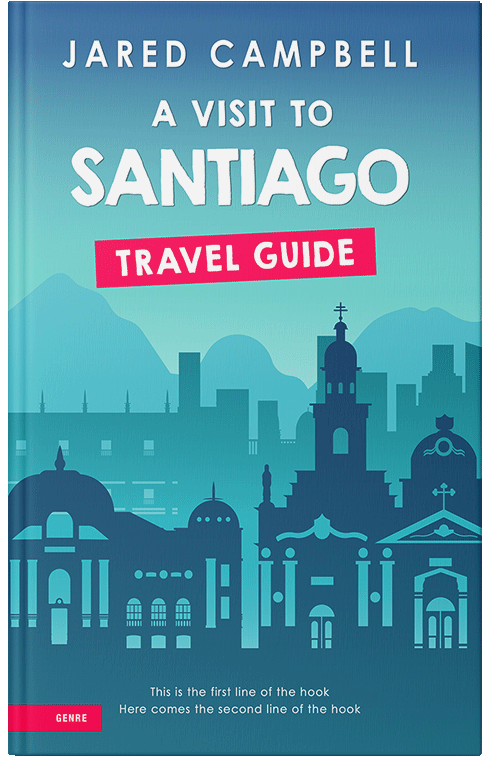 Front view of Premade Travel Book Cover - Boston Blue