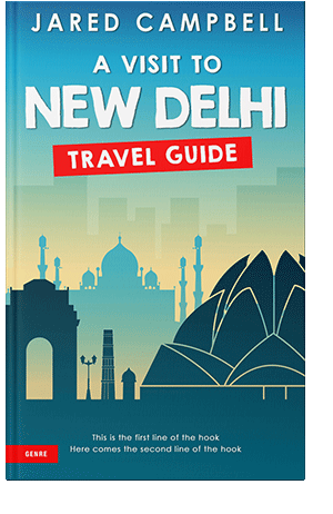 Pre Made Book Cover Venice Blue